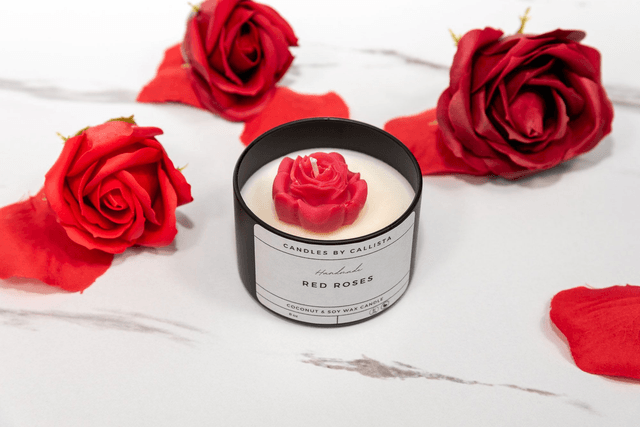 Red Rose | 8oz Handmade Soy Wax Candle