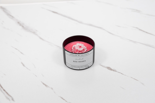 Red Rose | 8oz Handmade Soy Wax Candle