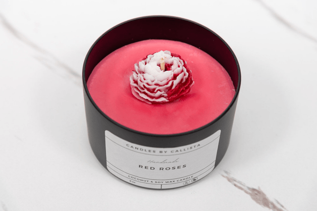 Red Rose | 8oz Handmade Soy Wax Candle