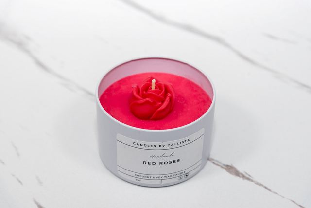 Red Rose | 8oz Handmade Soy Wax Candle