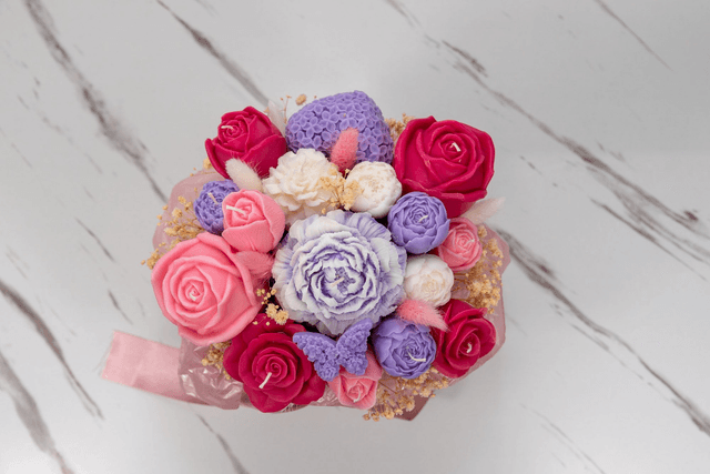 Blush and Bloom | Luxury Candle Bouquet